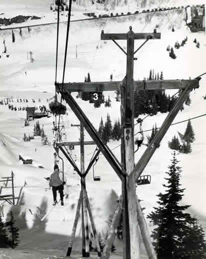 Collins Chairlift, Alta Ski Area, circa 1947