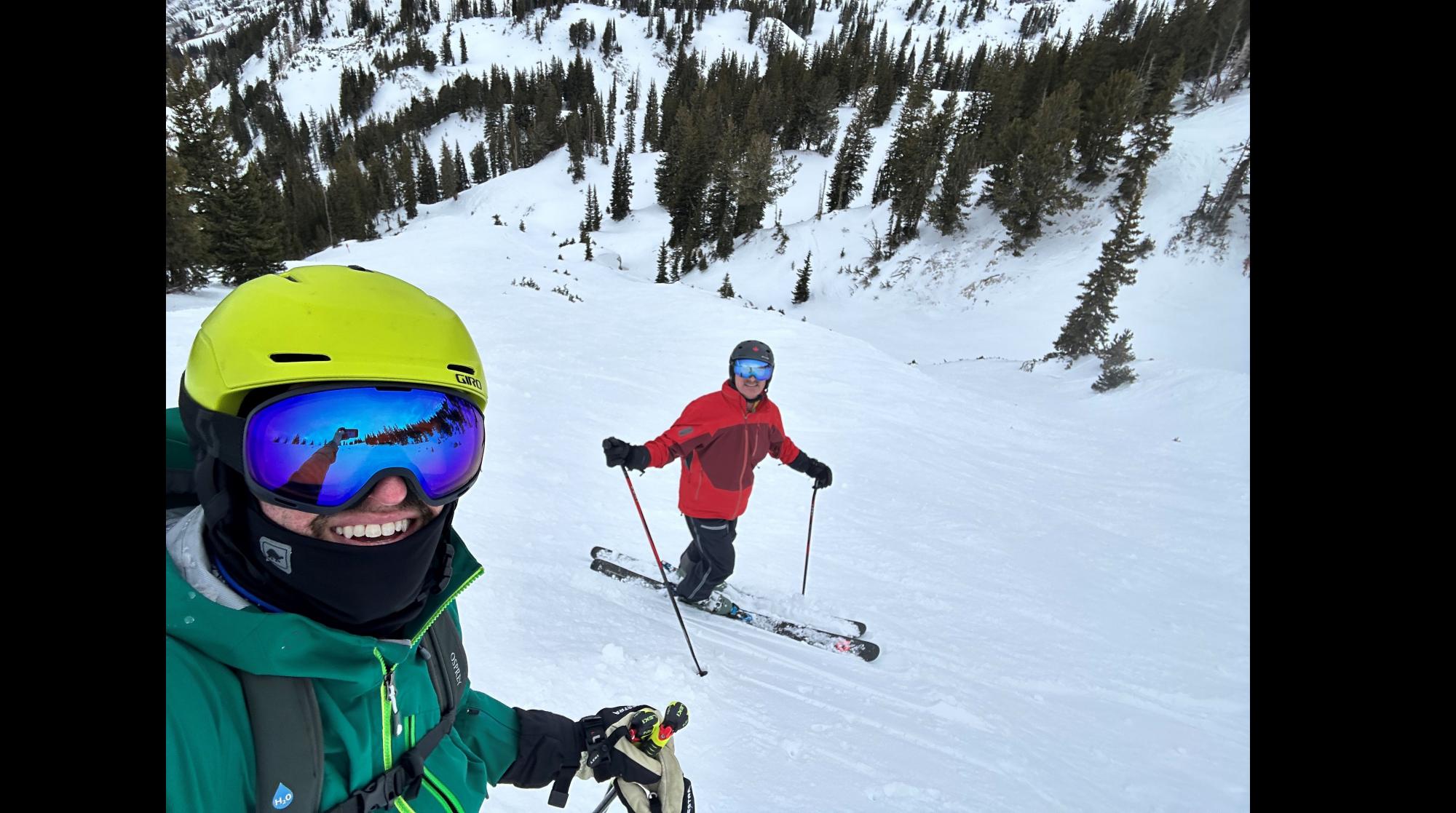 Rob Winston and Jeffrey Mendel: 73rd birthday ski trip!